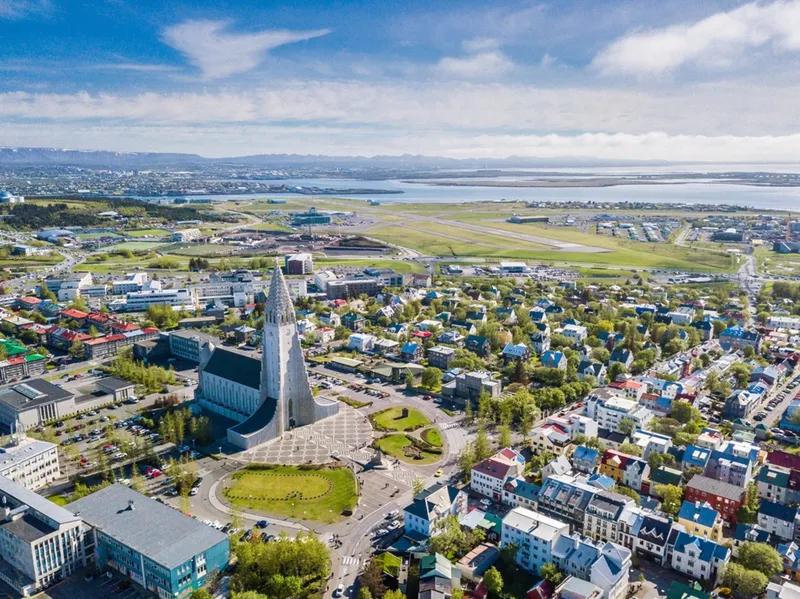 Hallgrímskirkja church, Reykjavík's basalt-inspired Lutheran landmark